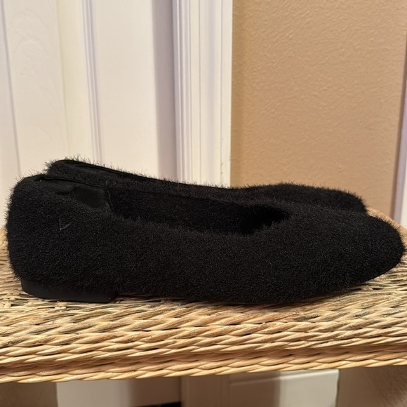 VIVAIA Square-Toe Faux Mink-Knit Flats (Margot2.0) Square Toe in Black sz 9.5 - Picture 4 of 13